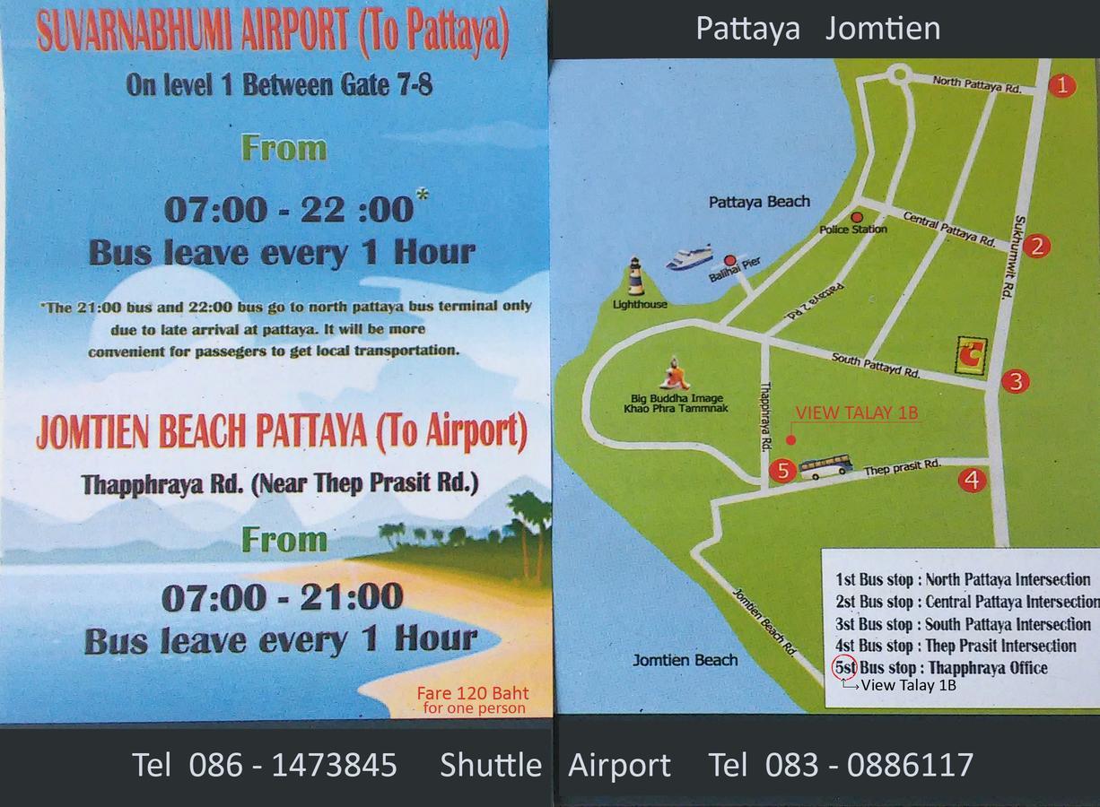 View Talay 2 Suite Apartments Praia de Jomtien Exterior foto